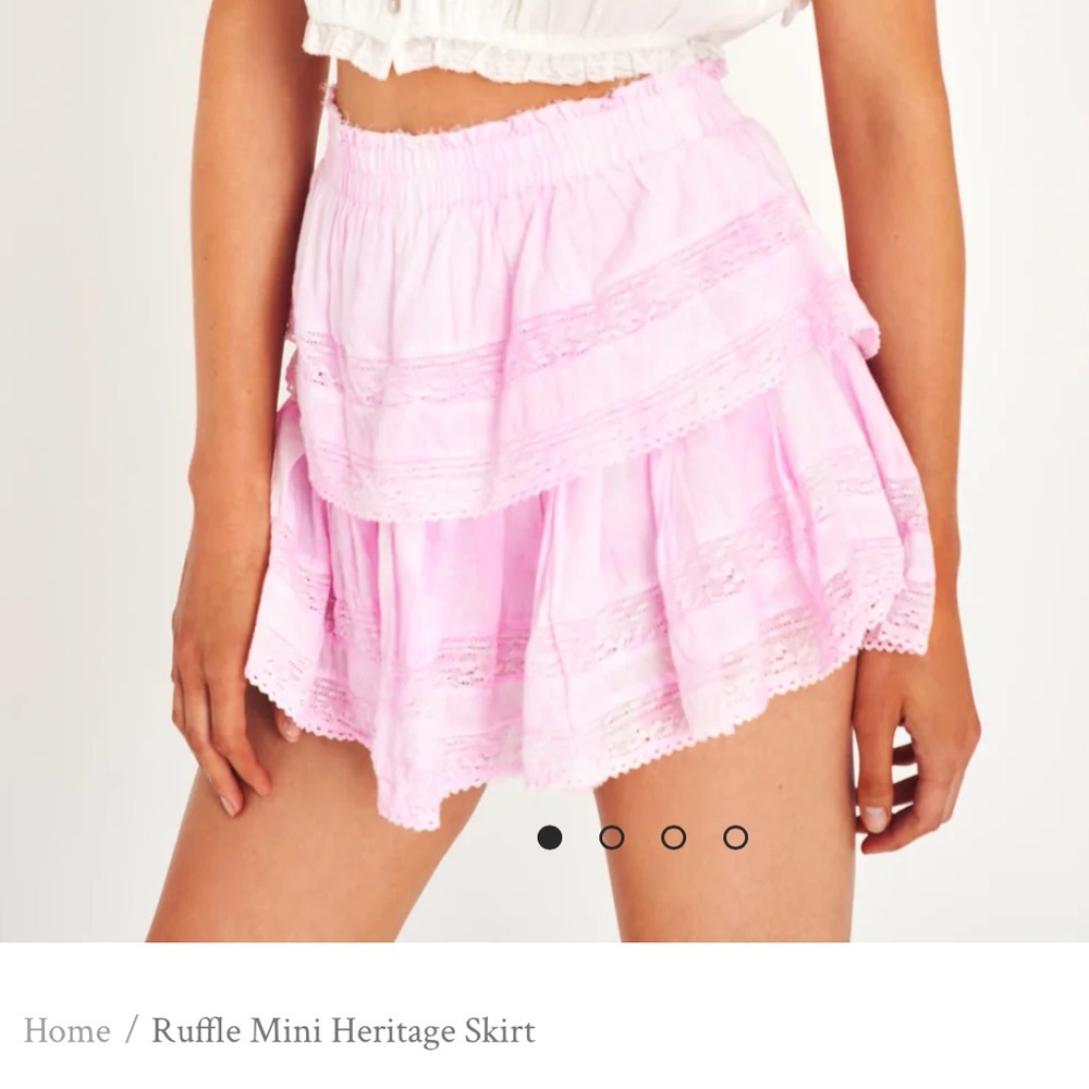Loveshackfancy ruffle skirt